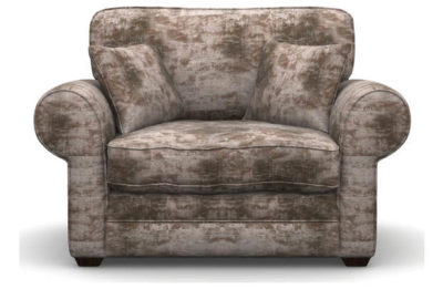 Heart of House Chedworth Shimmer Fabric Cuddle Chair - Taupe